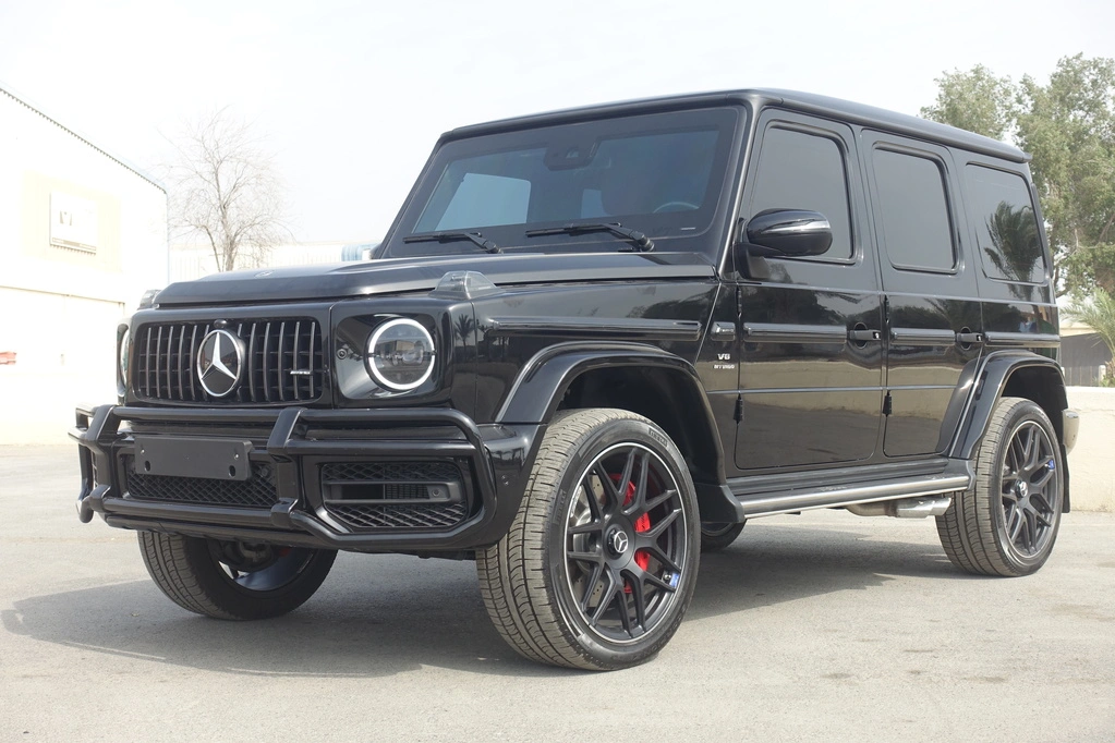 Mercedes-Benz G63 AMG - Black in the Armored Luxury category - front view, right side
