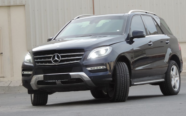 Mercedes-Benz ML 400 Blue in the Armored SUV category - armored vehicle view