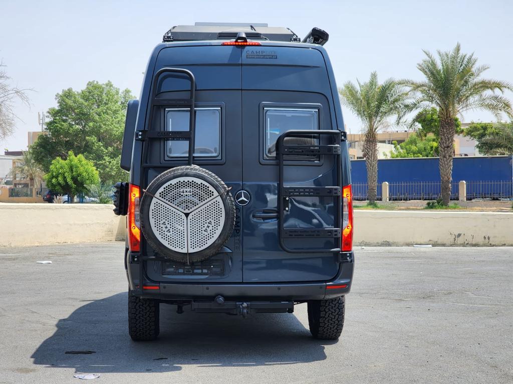 Mercedes-Benz Travel Camper B6 Armored OffRoad All Terrain Back View