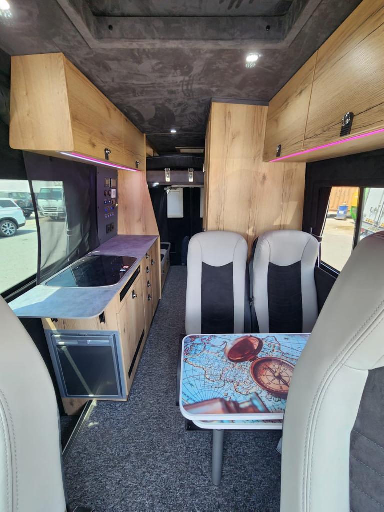 Mercedes-Benz Travel Camper B6 Armored OffRoad All Terrain Interior Seating