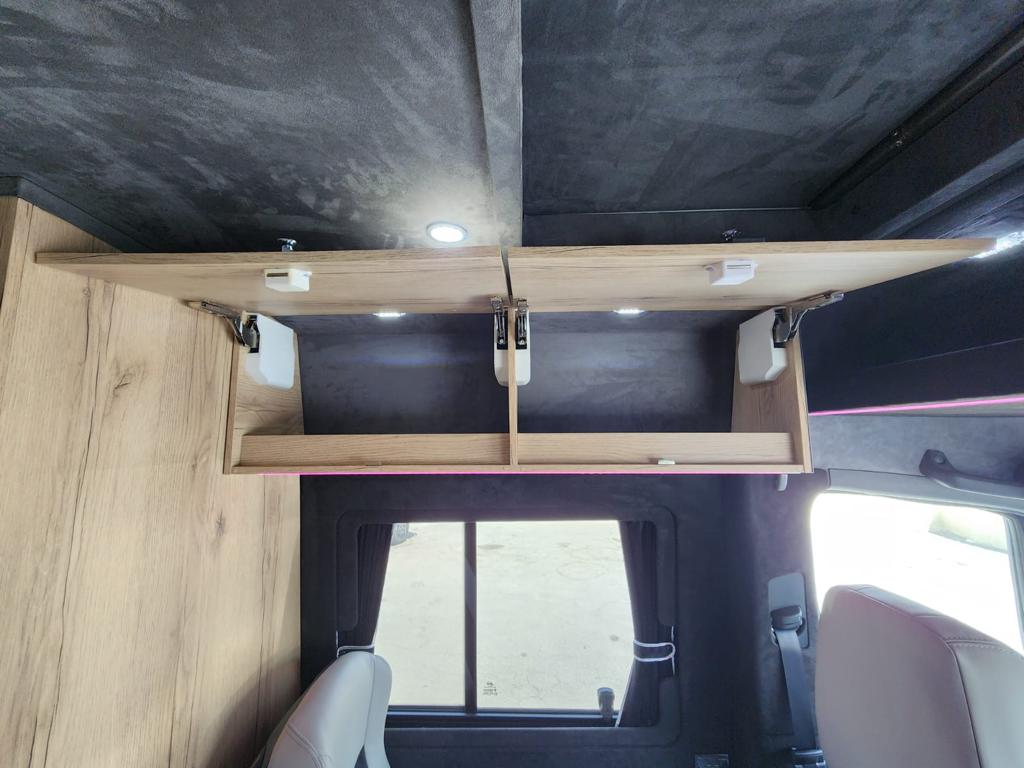 Mercedes-Benz Travel Camper B6 Armored OffRoad All Terrain Open Cabinet