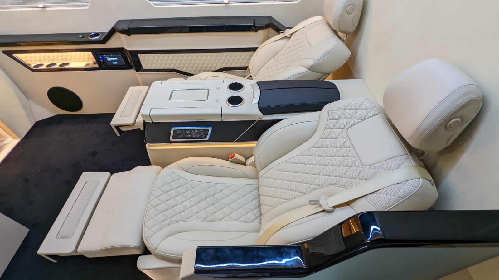 Mercedes-Benz VIP BR6 Sprinter armored van reclined rear seats