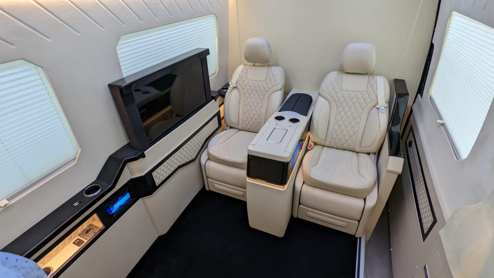 Mercedes-Benz VIP BR6 Sprinter armored van rear seat spacing
