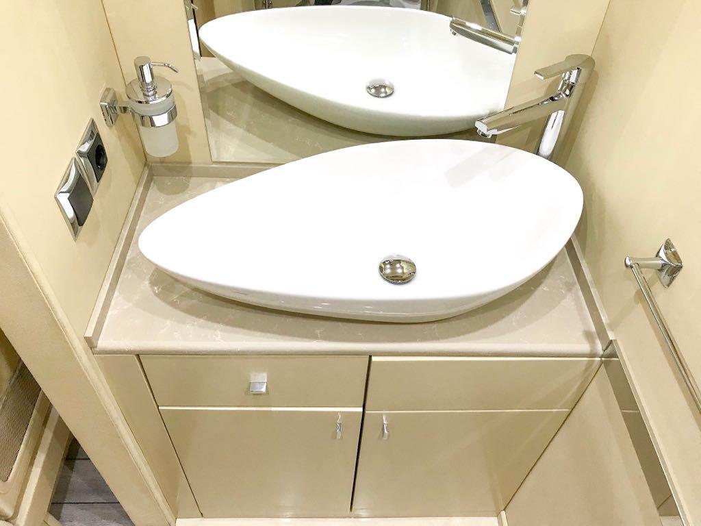 Mercedes-Benz VIP BR6 Sprinter armored van bathroom sink view
