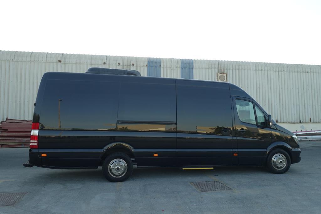 Mercedes-Benz VIP BR6 Sprinter armored van full right side view