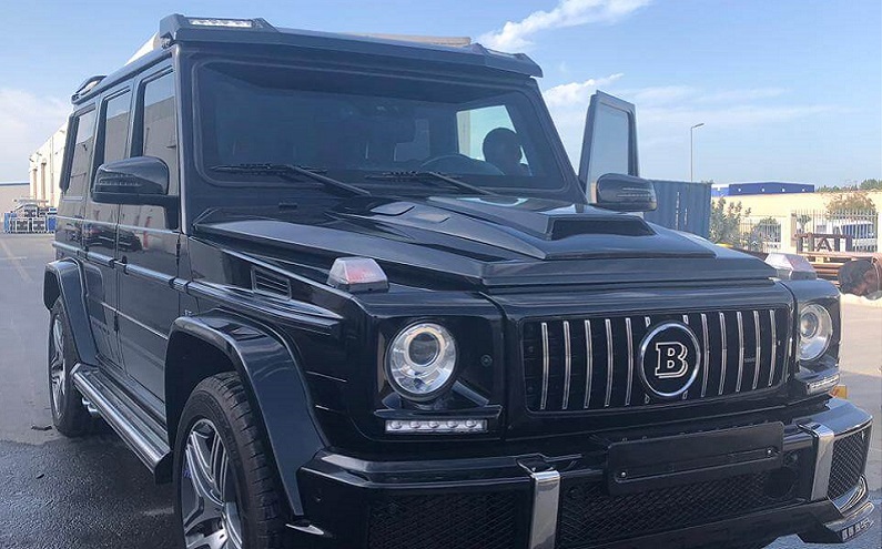 Mercedes-Benz G63 Brabus Black in the Armored SUV category - armored vehicle view