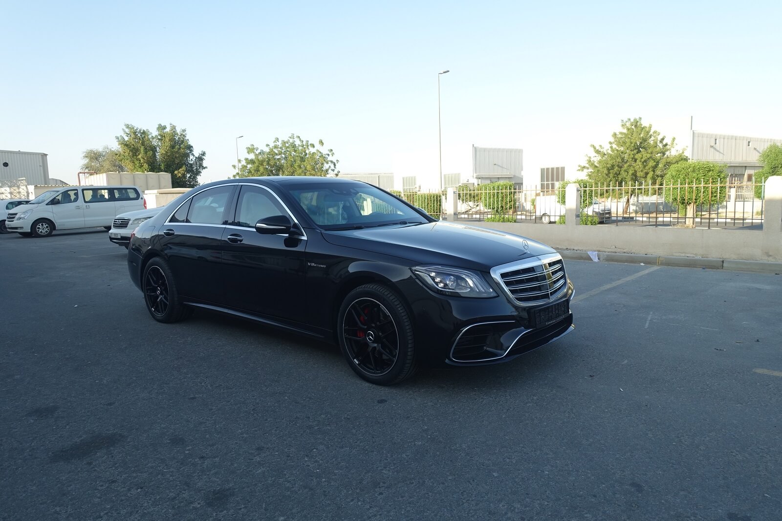 Mercedes-Benz S-Class in the Armored Luxury category - front view, right side