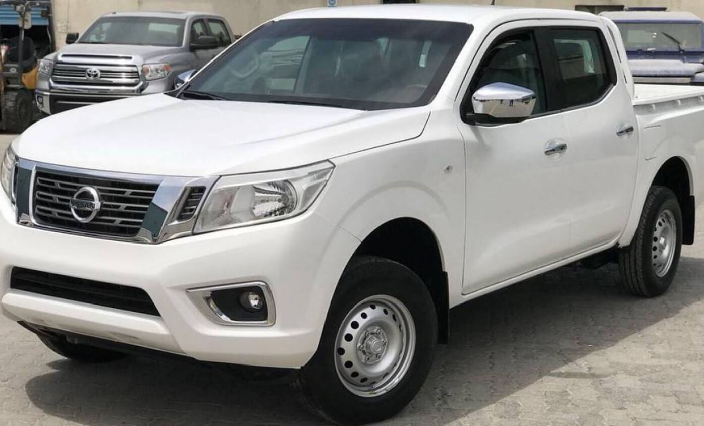 Nissan Navara armored pickup right side exterior view