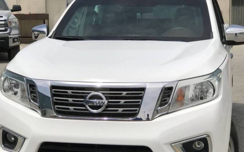 Nissan Navara armored pickup exterior hero view