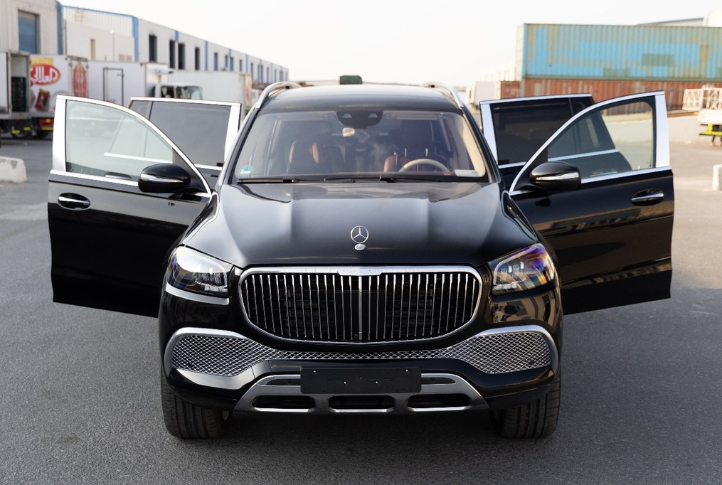 Maybach GLS 600 non-armored rear view with luxury SUV body styling