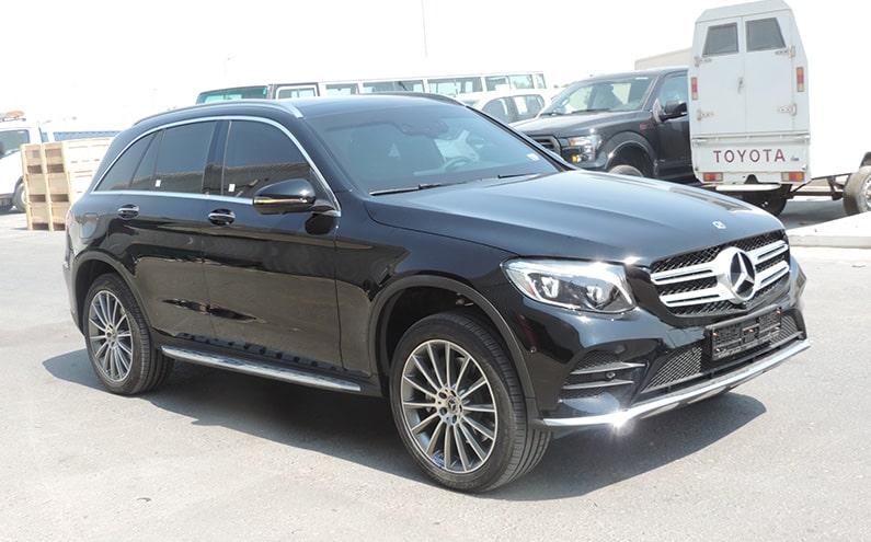 Mercedes-Benz GLC 250 Black in the Armored SUV category - armored vehicle view