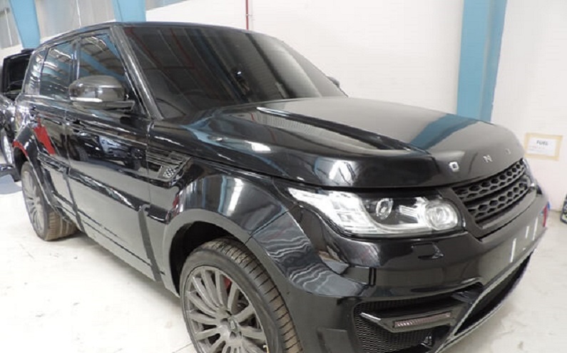 Range Rover Sport in the Armored SUV category - armored vehicle view