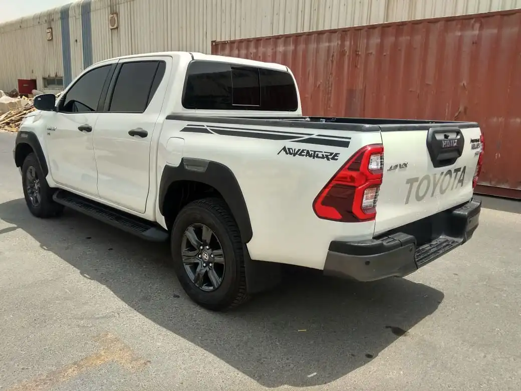 Toyota Hilux Adventure SR5 BR6 armored pickup rear left exterior angle