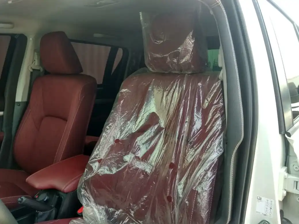 Toyota Hilux Adventure SR5 BR6 armored pickup wrapped driver seat view