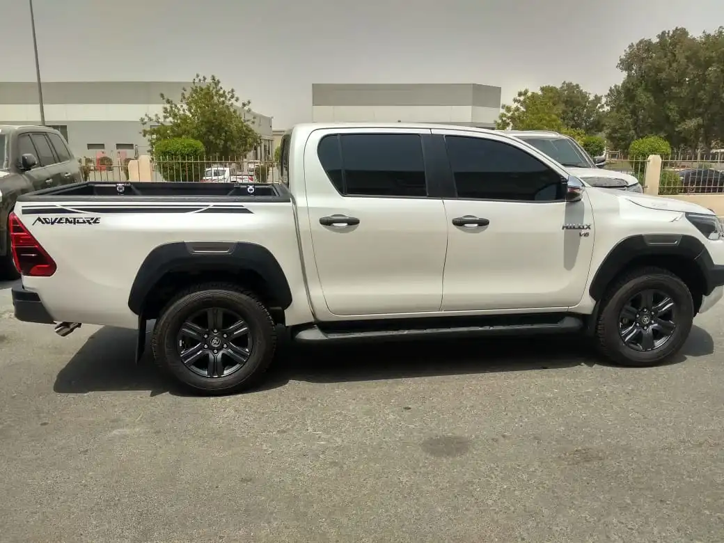 Toyota Hilux Adventure SR5 BR6 armored pickup full right side view