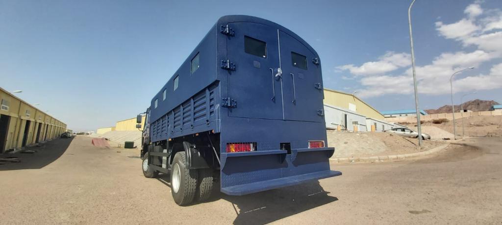 TROOP CARRIER TRUCK - TCT BR6 25 Passenger Back View Left Angle