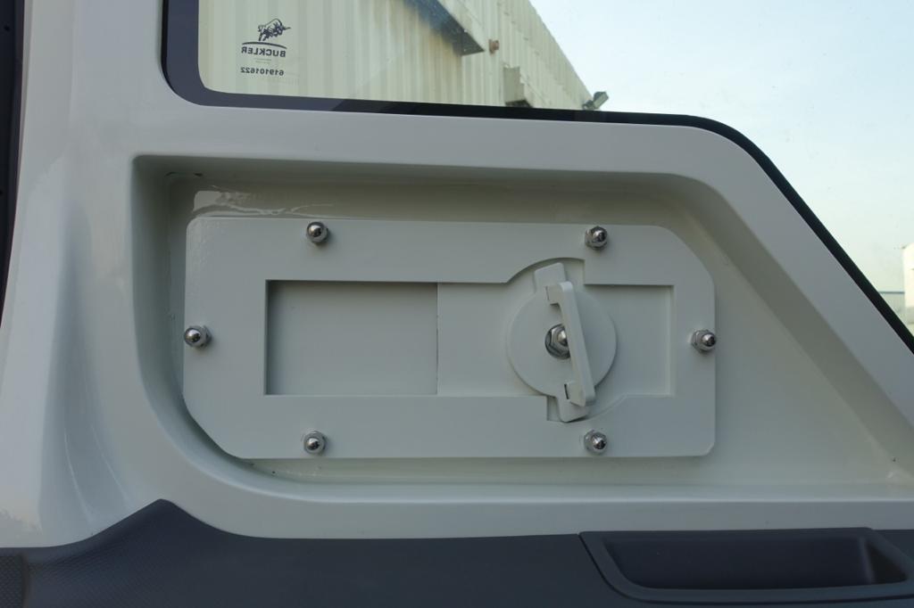 Toyota Coaster BR6 armored bus protection detail