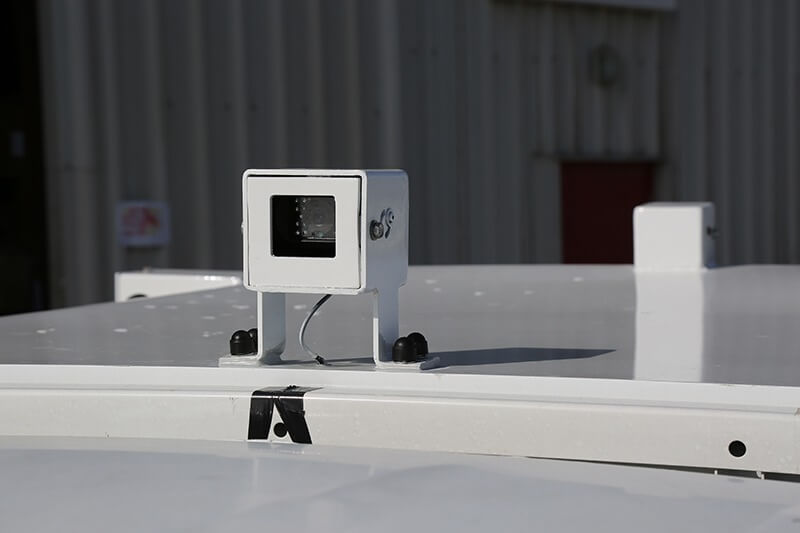 Toyota Hilux cash-in-transit vehicle roof camera detail