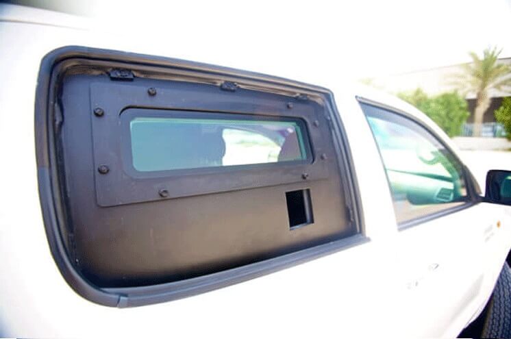 Toyota Hilux Troop Carrier armored vehicle protection detail