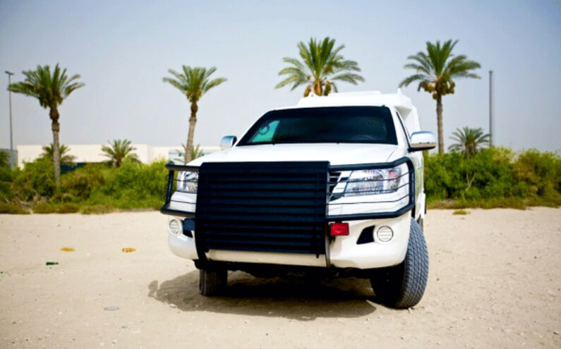 Toyota Hilux Troop Carrier in the Armored Passenger Carriers category - armored vehicle view