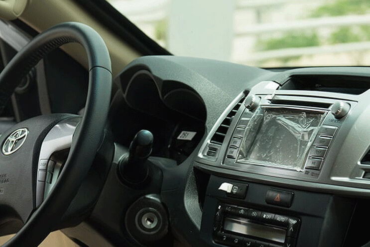 Toyota Hilux Vigo blindé - intérieur