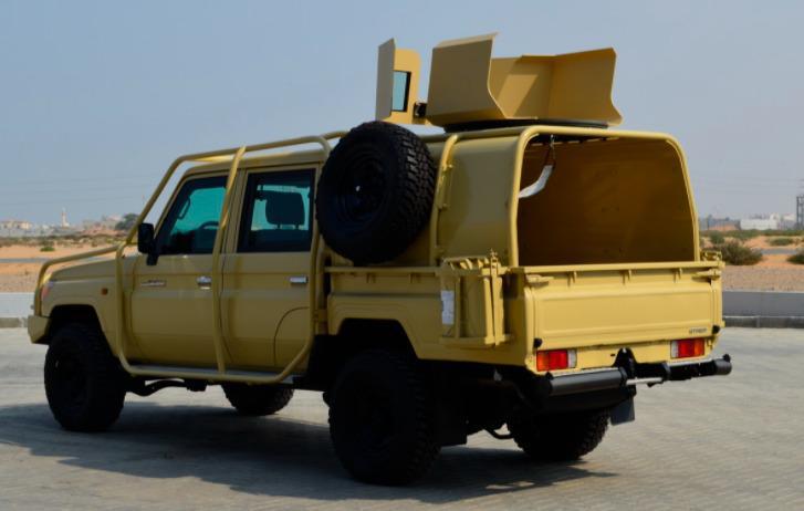 Toyota LC79 - LRPV B6 with Gunner Turret Left Side