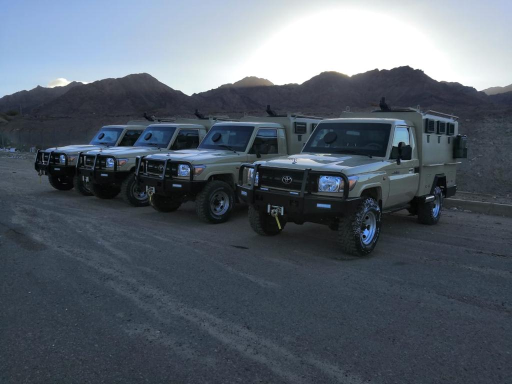 Toyota Troop Carrier LC79 - 8 Crew BR6 Fleet Evening