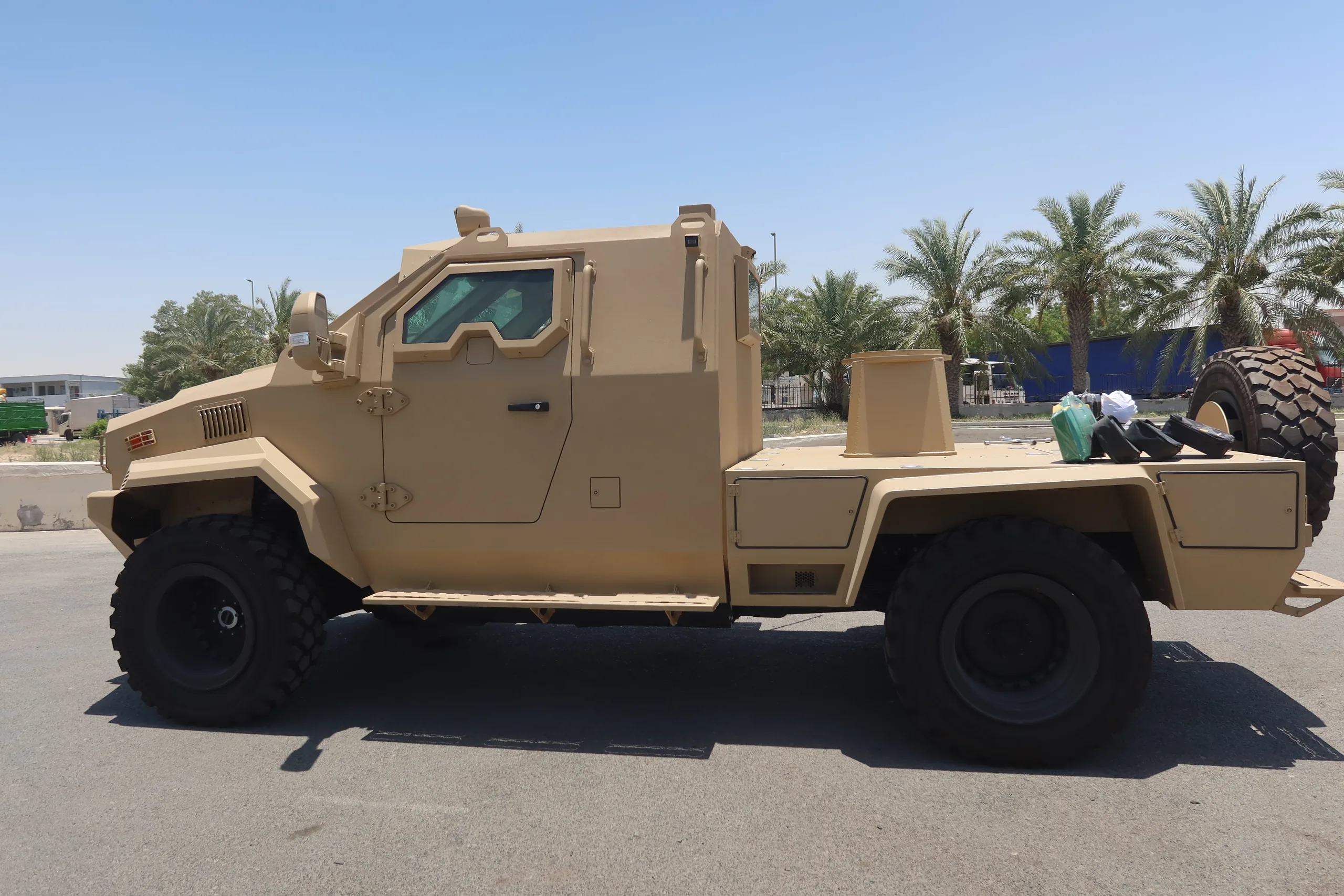 Ford F350 6.7L Diesel APC IGG, full armored vehicle exterior view
